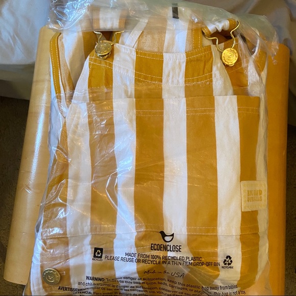 Big Bud Press Striped Overalls XXS - Picture 4 of 6